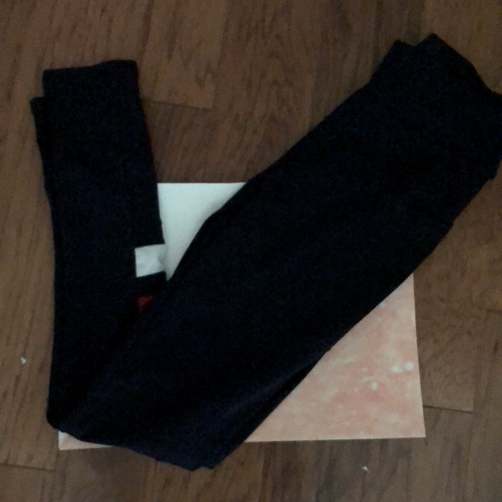 Lydaa navy blue leggings, S/M kids, with print.